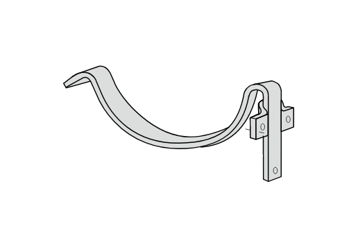 ステンレス樋受金具